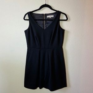 Ann Taylor Loft fit and flare dress with pockets